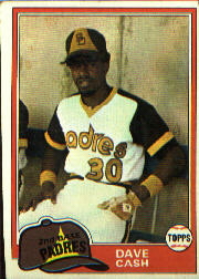 1981 Topps Baseball Cards      707     Dave Cash